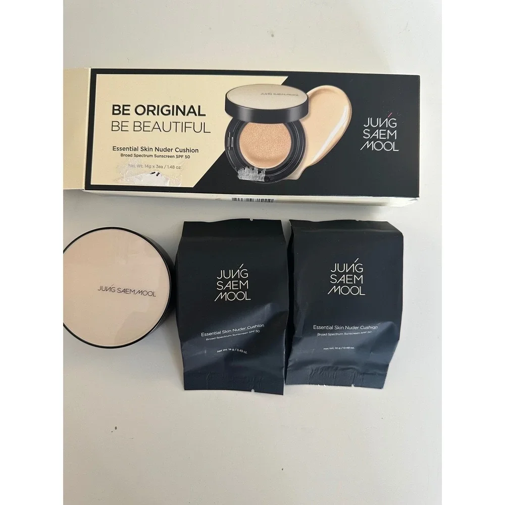 JUNGSAEMMOOL 17 Fair-Light Essential Skin Nuder Cushion Bundle Set 14g x 3